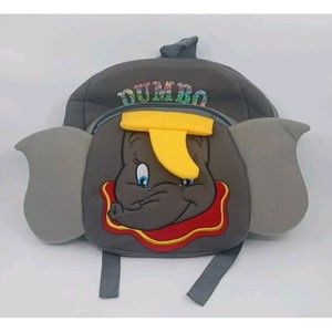 Disney Dumbo Mini Backpack - Foam Lightweight Bag Sparkle Small Kids Womens